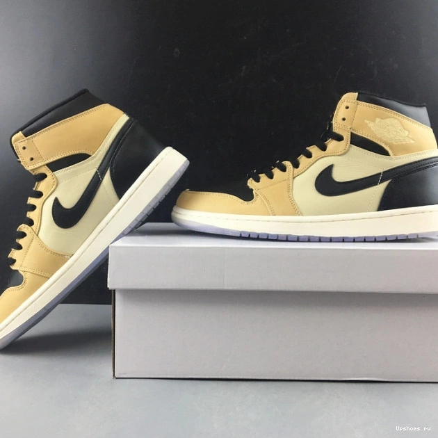 Premium High WMNS 1 Jordan Mushroom Air AH7389-003 Fossil 0427